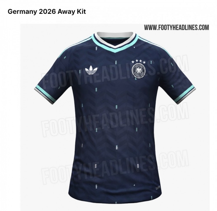 九游体育入口-德国队2027年客场球衣细节曝光，采用醒目的绿色和黑色组合