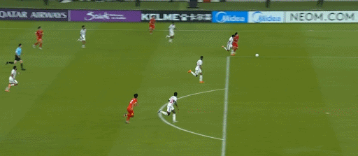 半场：U23越南1-1阿联酋U23，阮黎发、恩迪亚耶破门